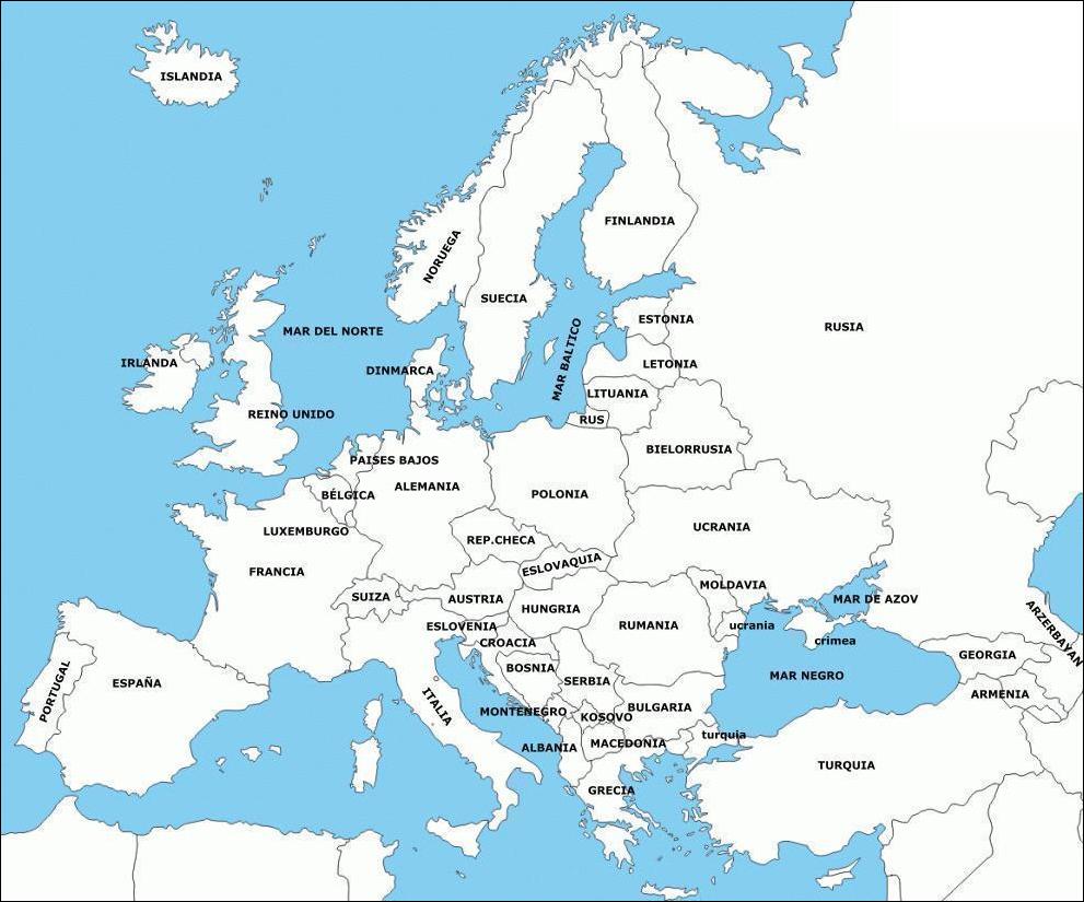 MAPA DE EUROPA