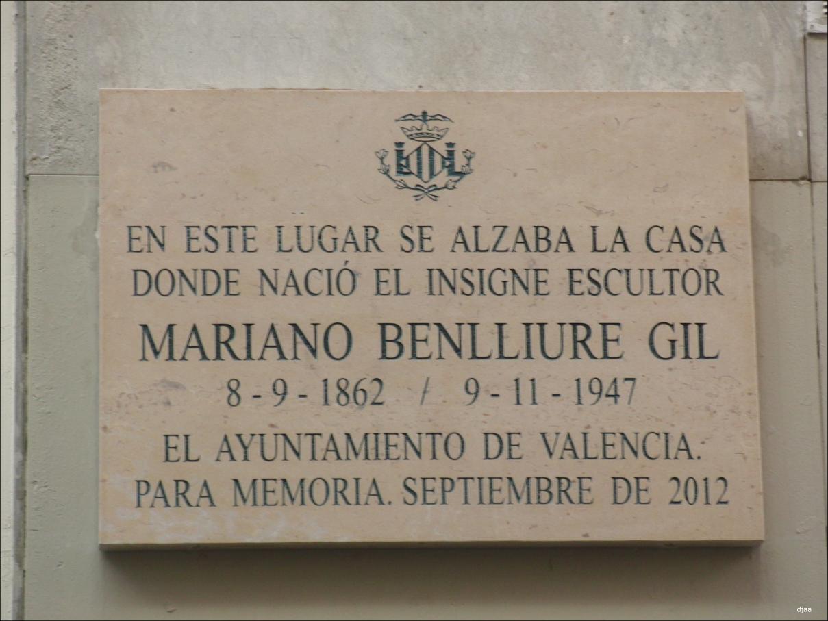Placas conmemorativas Valencia